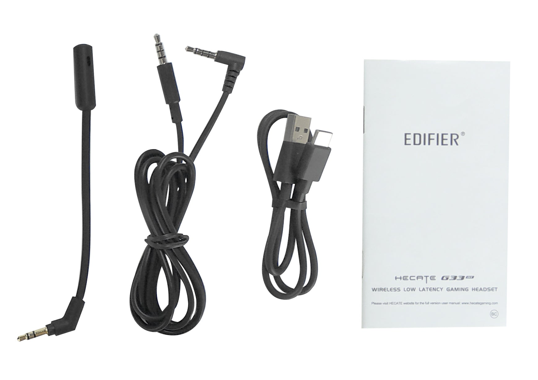 Edifier G33BT Bluetooth / Aux Gaming Headset With RGB Lighting - Black