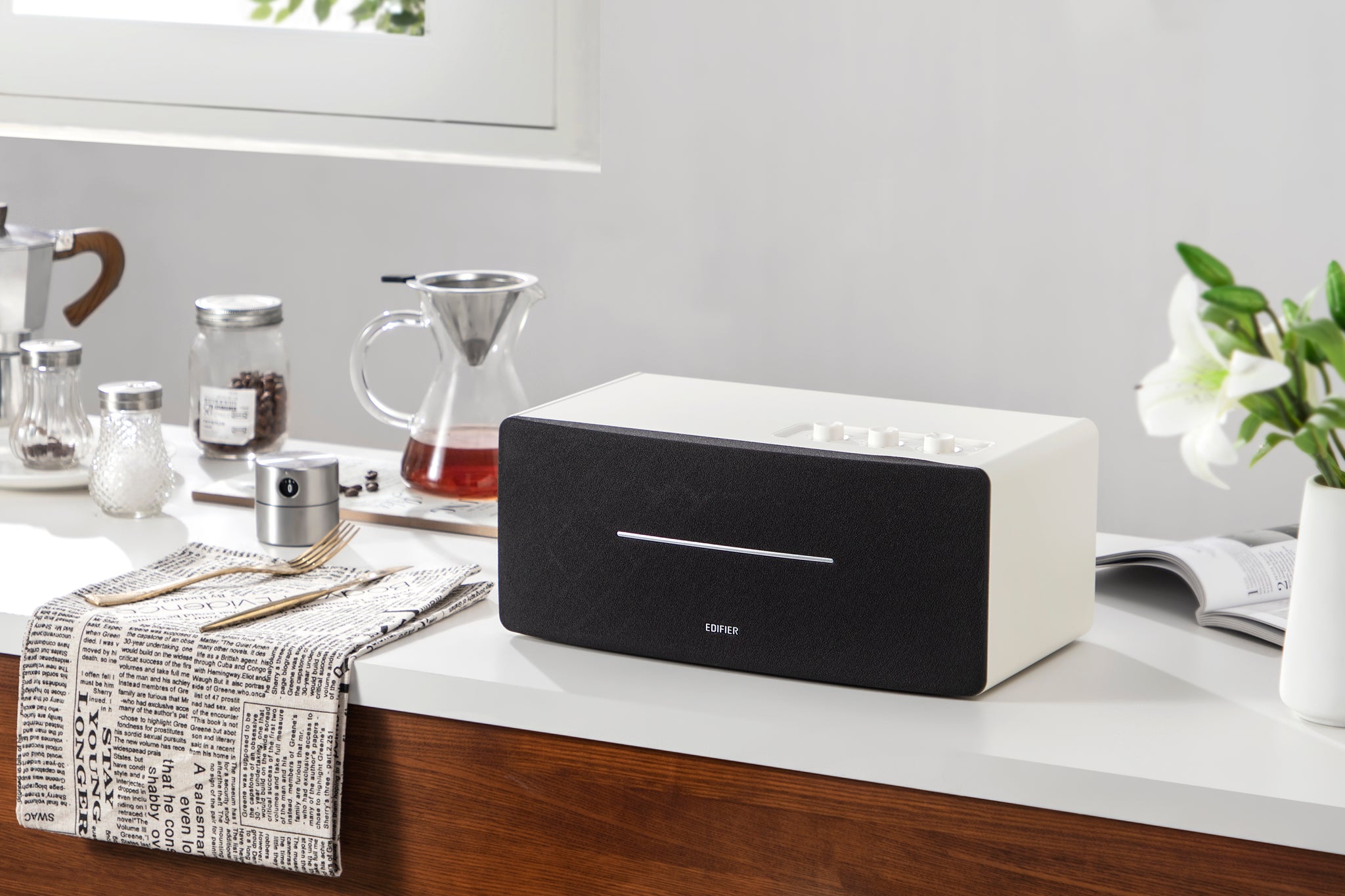 Edifier D12 2.1 Stereo Bluetooth Speaker - White