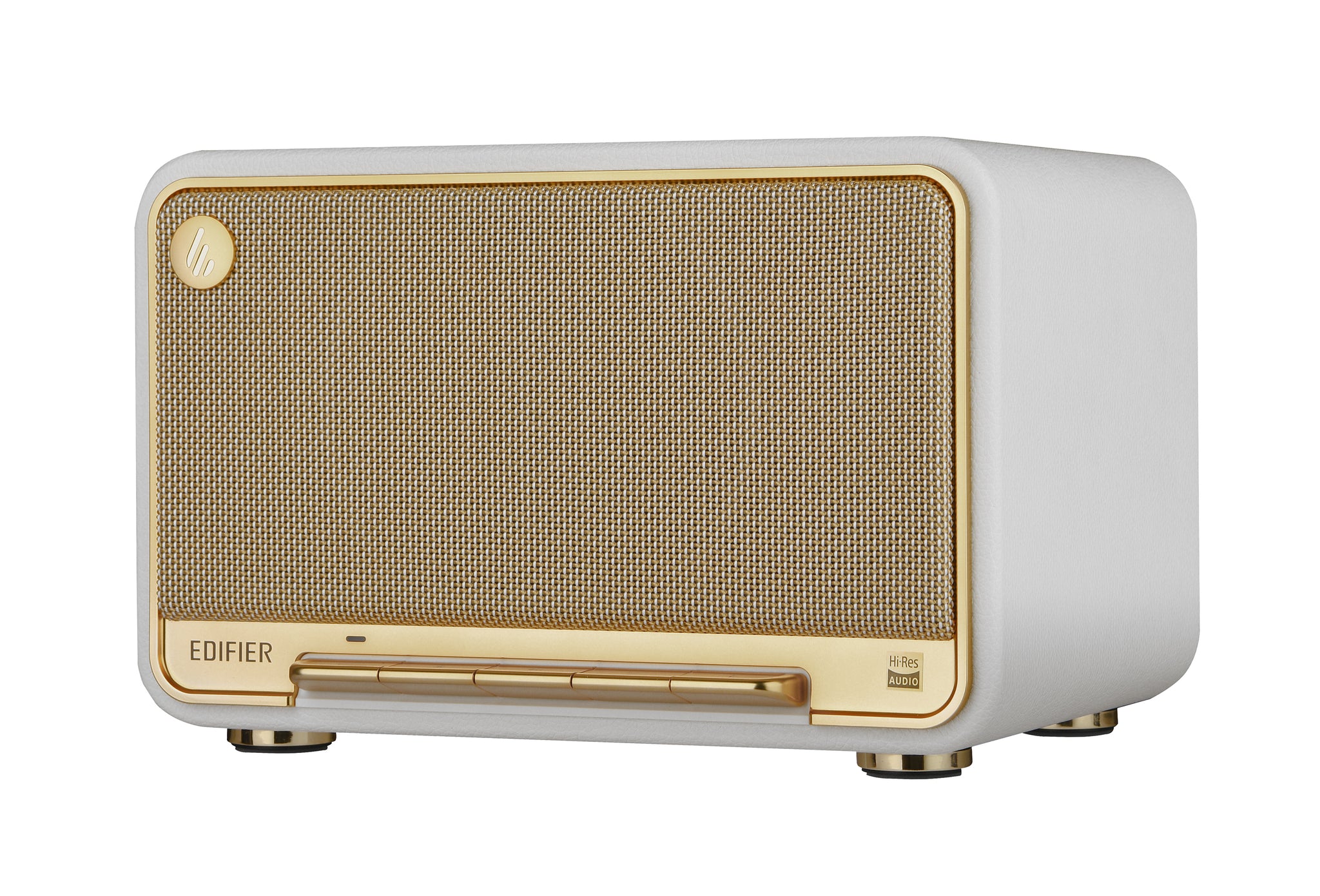 Edifier D32 Tabletop Bluetooth Hi-Res Speaker With Built In Battery - White