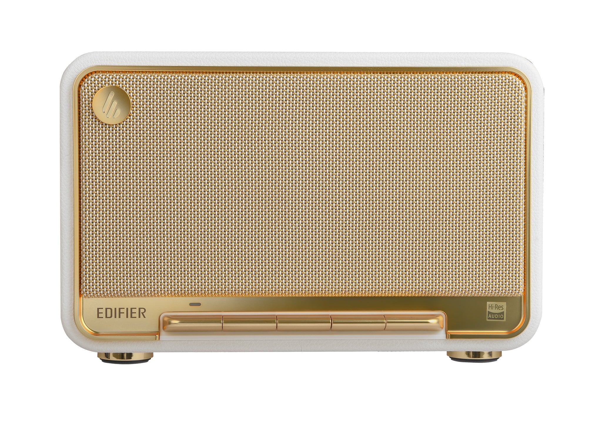 Edifier D32 Tabletop Bluetooth Hi-Res Speaker With Built In Battery - White
