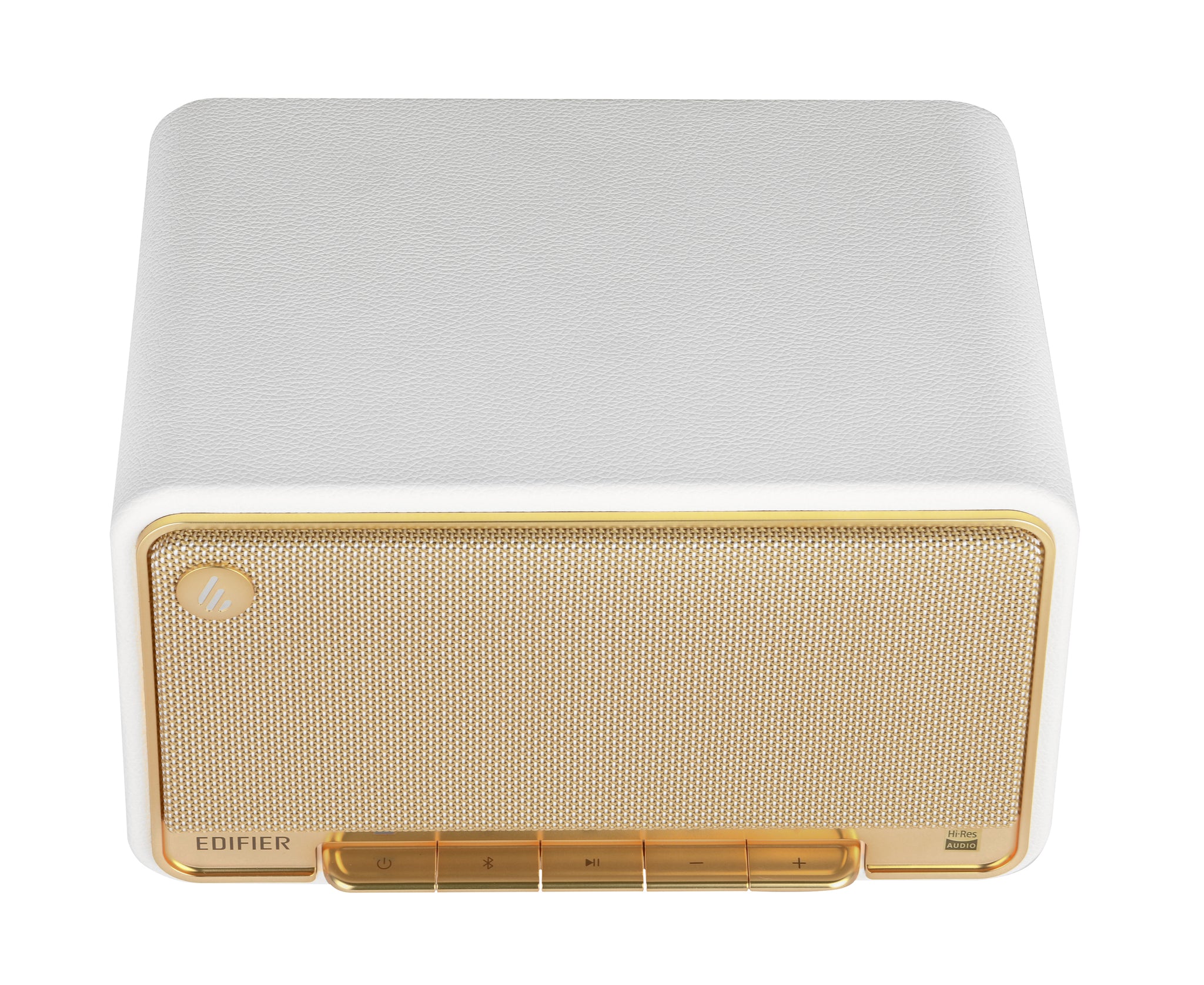 Edifier D32 Tabletop Bluetooth Hi-Res Speaker With Built In Battery - White