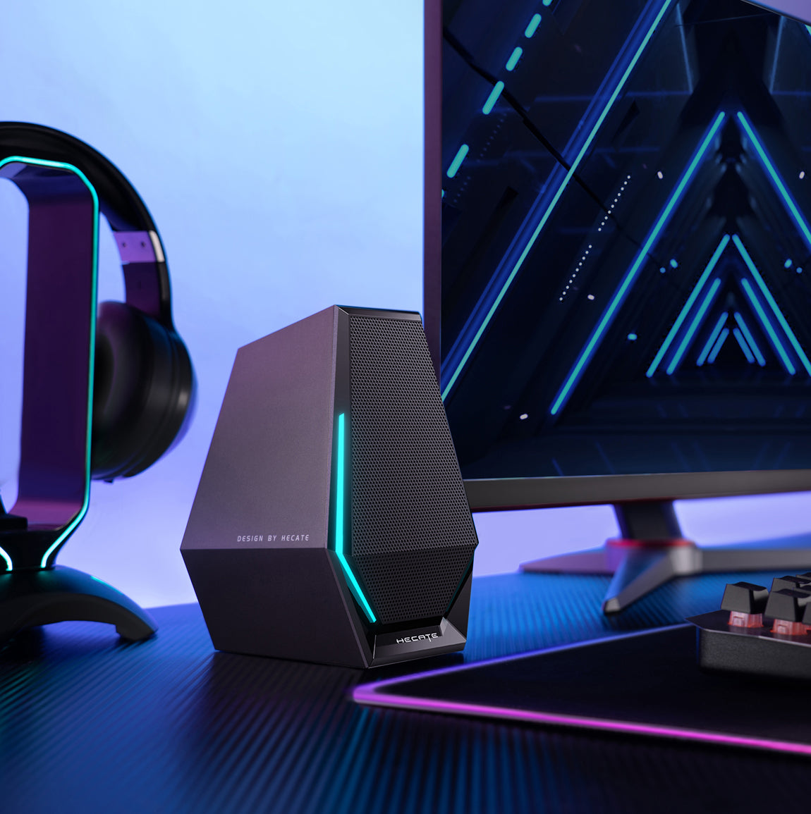 Edifier Hecate G1500 RGB & Bluetooth Gaming 2.0 Speaker Set - Black