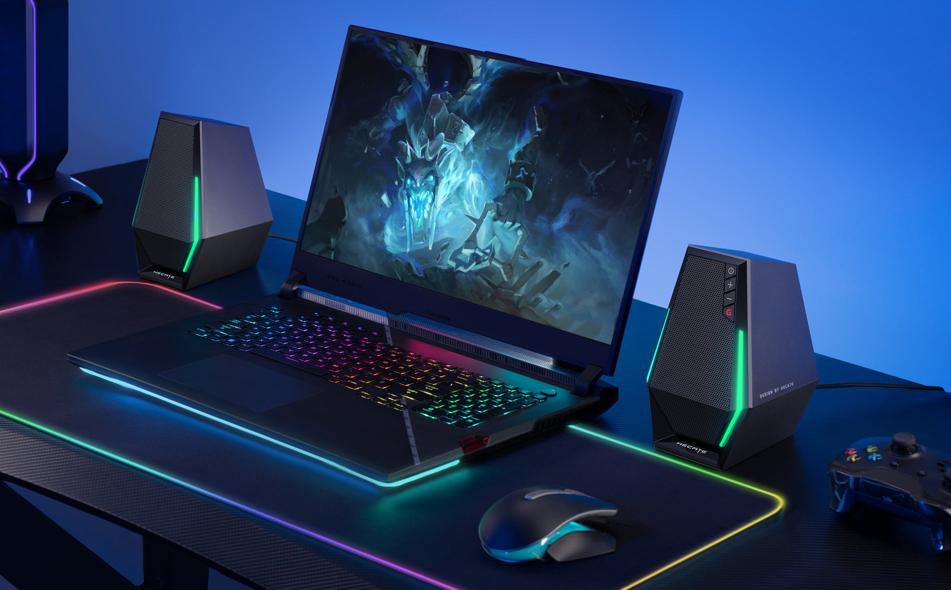 Edifier Hecate G1500 RGB & Bluetooth Gaming 2.0 Speaker Set - Black