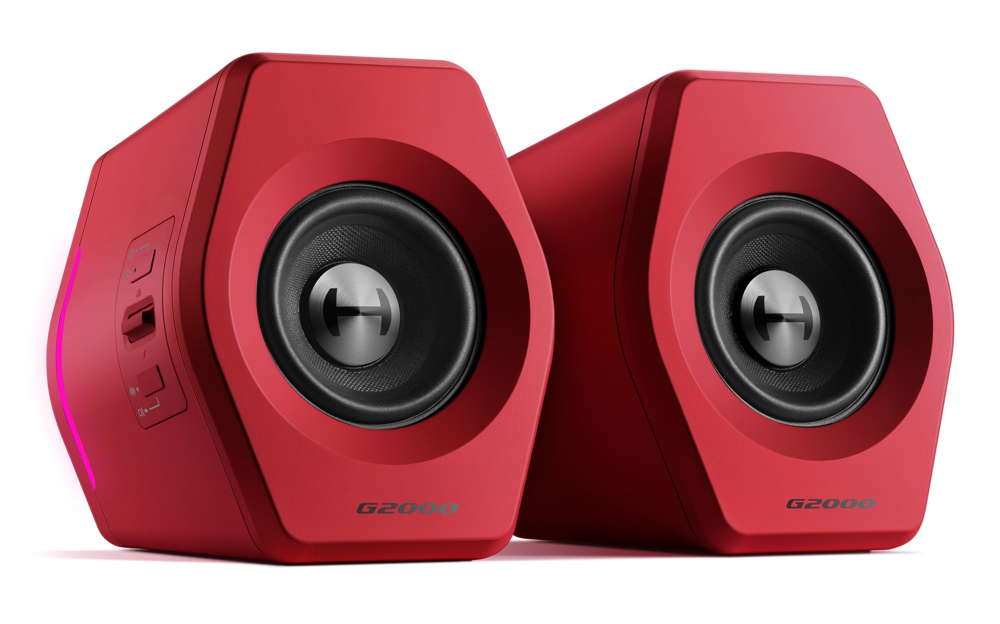 Edifier G2000 Bluetooth 2.0 Gaming Speakers With RGB Lighting - Red