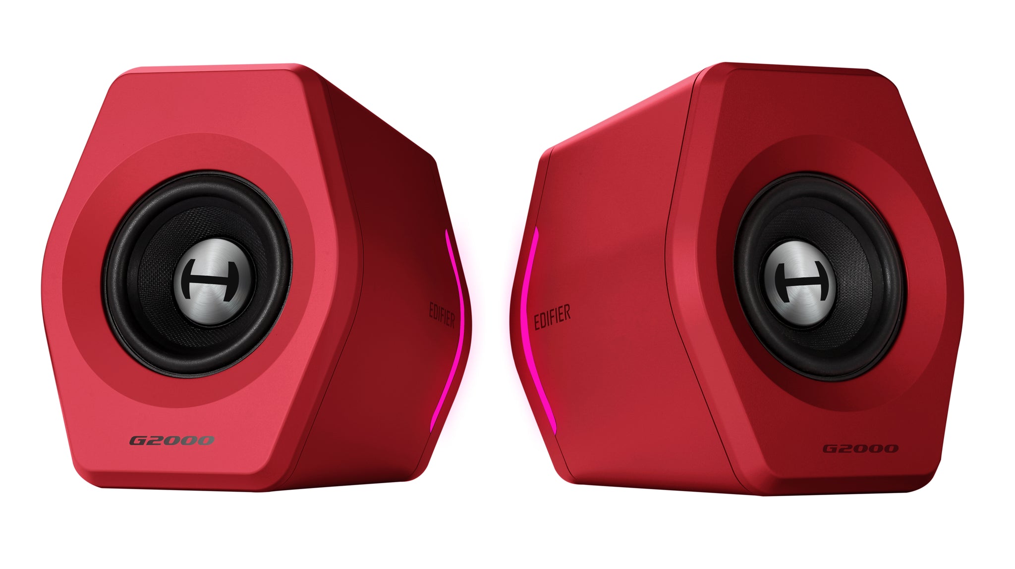 Edifier G2000 Bluetooth 2.0 Gaming Speakers With RGB Lighting - Red
