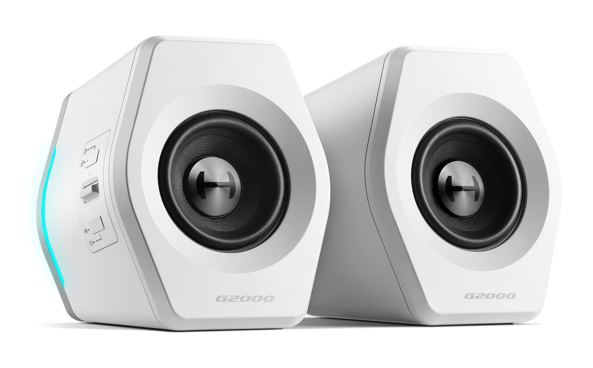 Edifier G2000 Bluetooth 2.0 Gaming Speakers With RGB Lighting - White