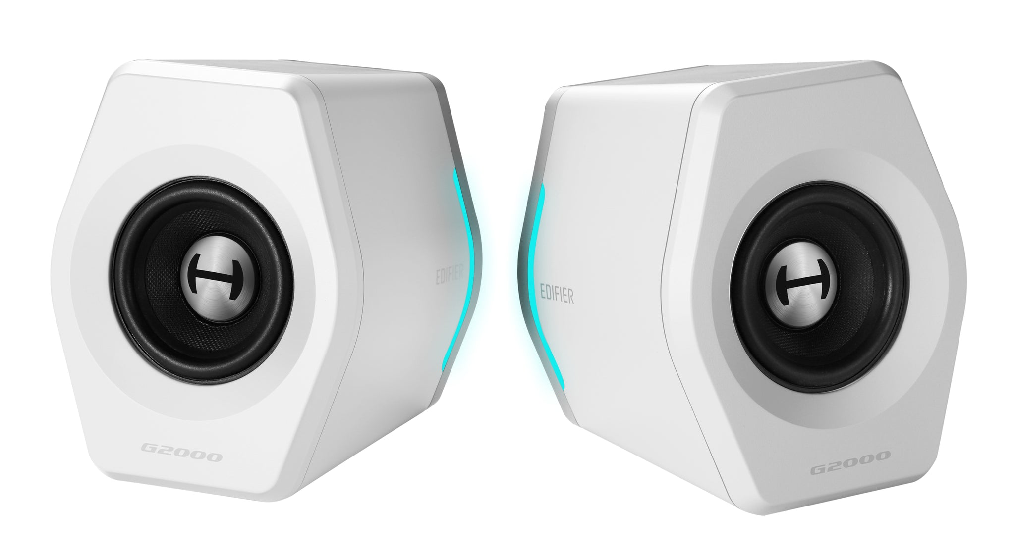 Edifier G2000 Bluetooth 2.0 Gaming Speakers With RGB Lighting - White