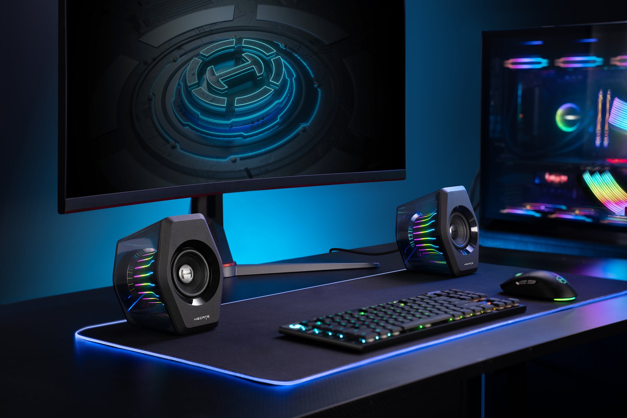Edifier G2000 PRO 2.0 Bluetooth Gaming Speakers With RGB Lighting - Black