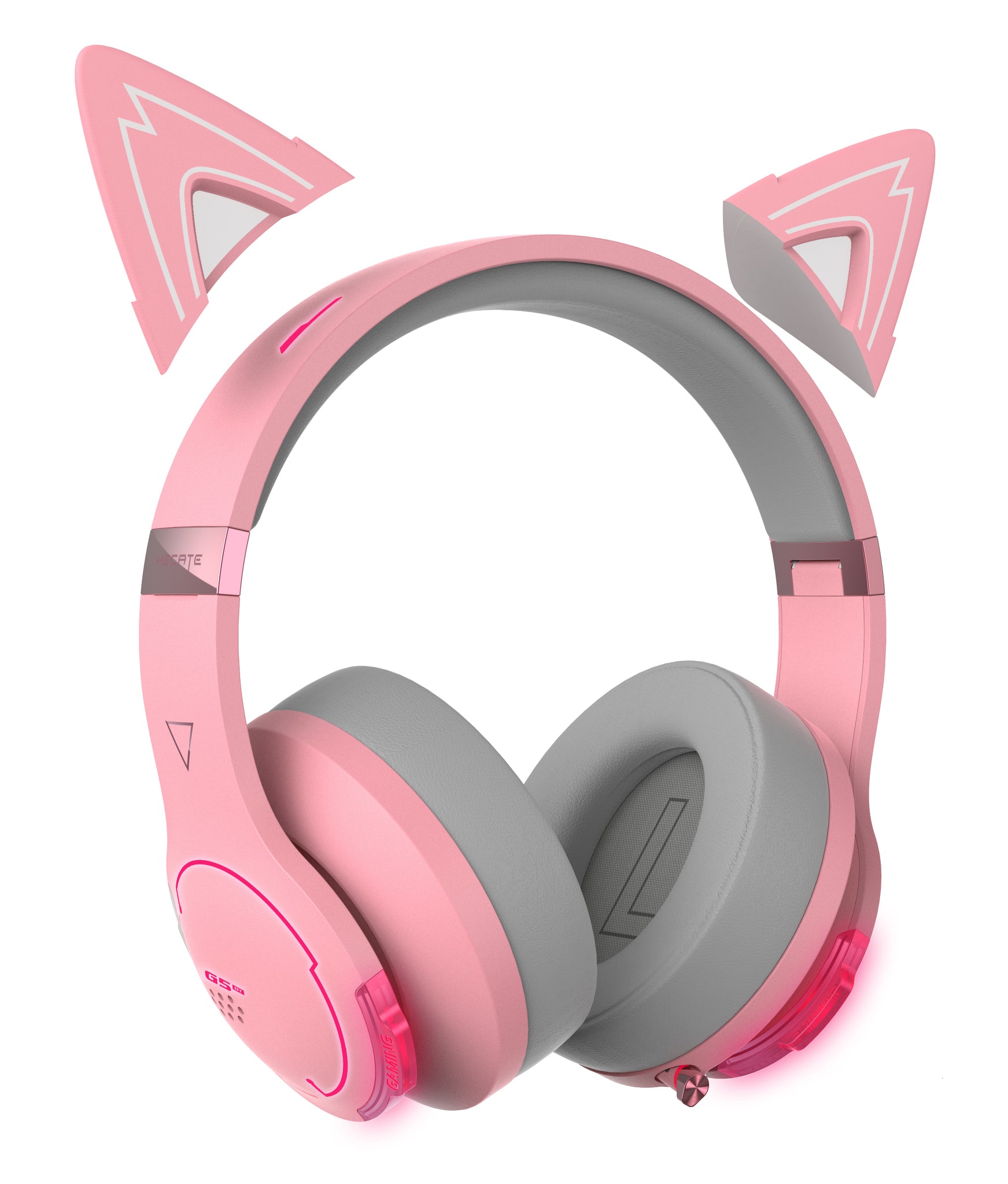 Edifier G5BT Hi-Res Cat Ears Bluetooth Gaming Headset - Pink