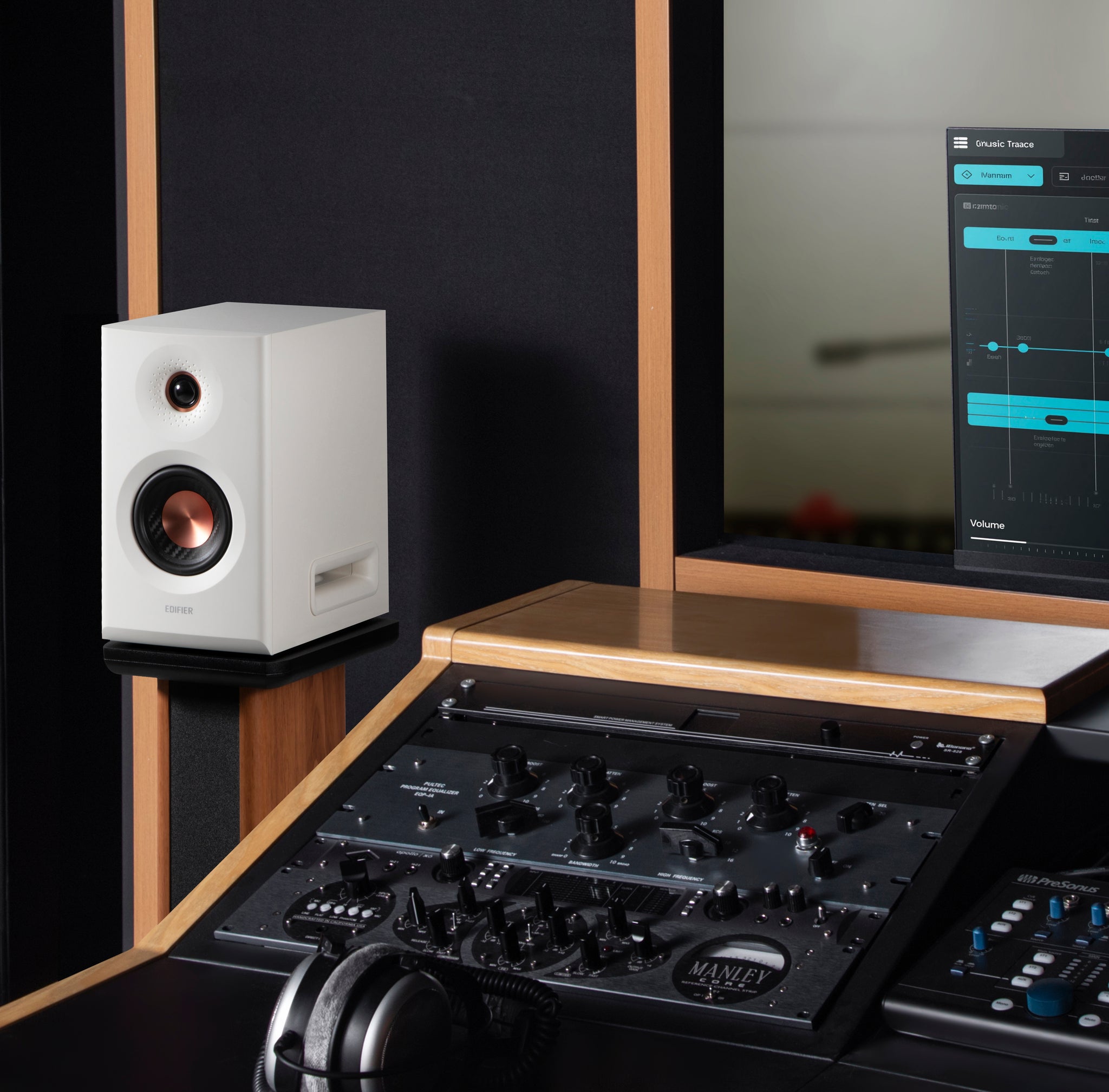 Edifier MR5 Tri-amped Powered Studio Monitor Speakers - White