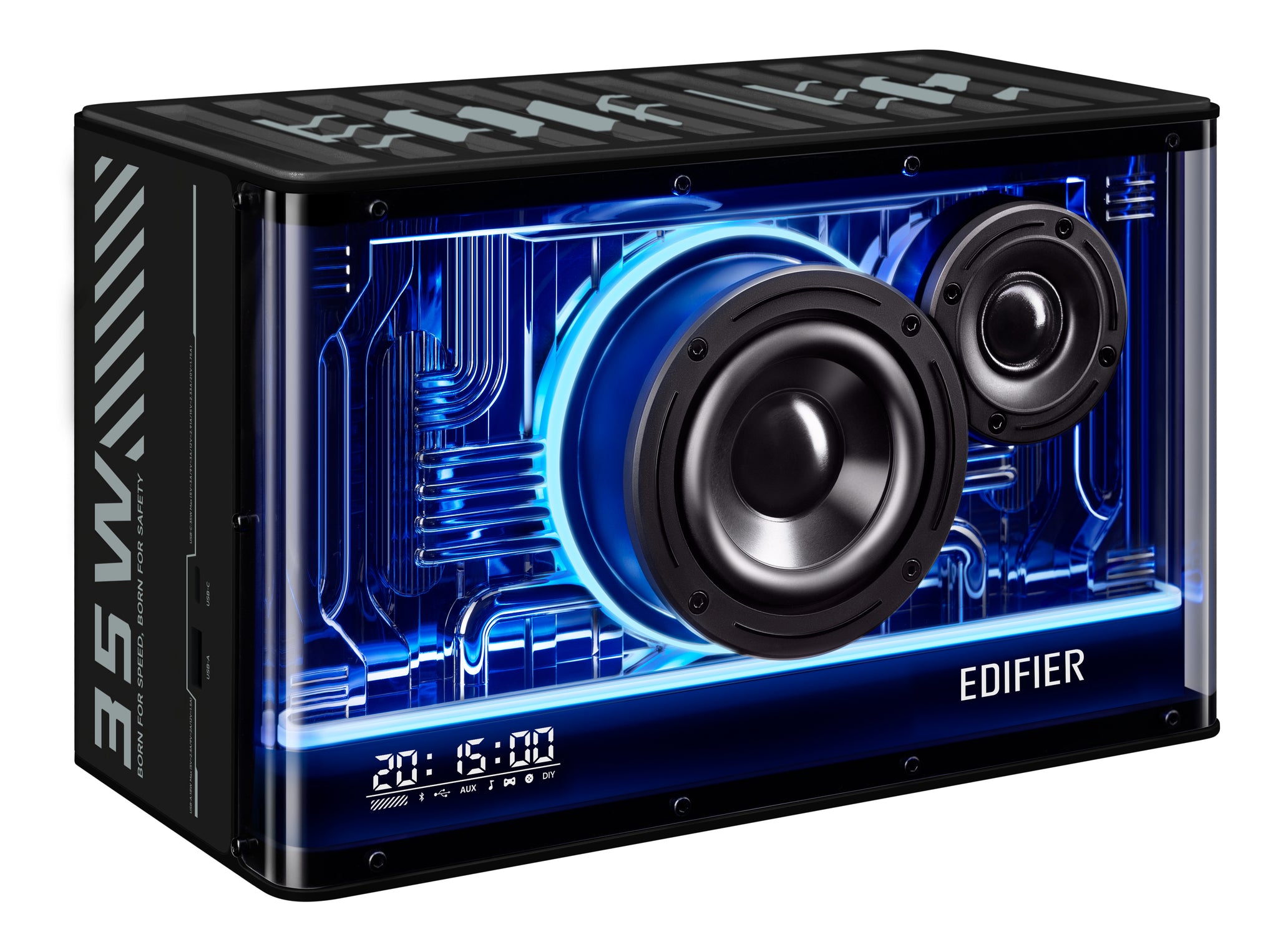 Edifier QD35 Tabletop Bluetooth Speaker With GaN Charger - Black