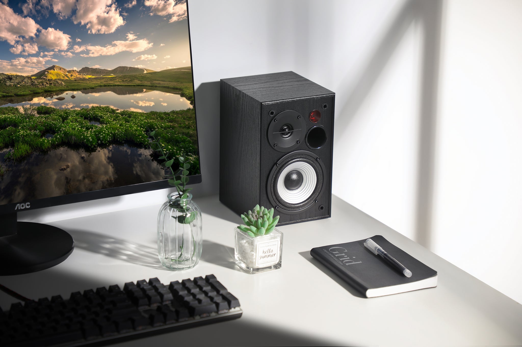 Edifier R990BT Active 2.0 Bookshelf Bluetooth Speaker Set - Black