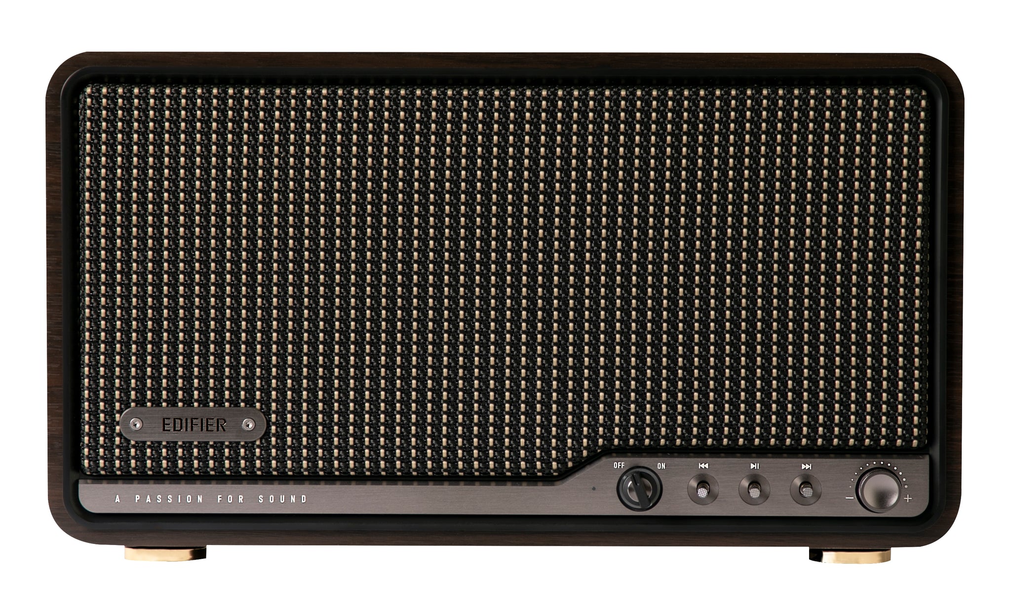 Edifier S300 Tabletop Bluetooth Hi-Res Airplay 2 Speaker - Black Walnut