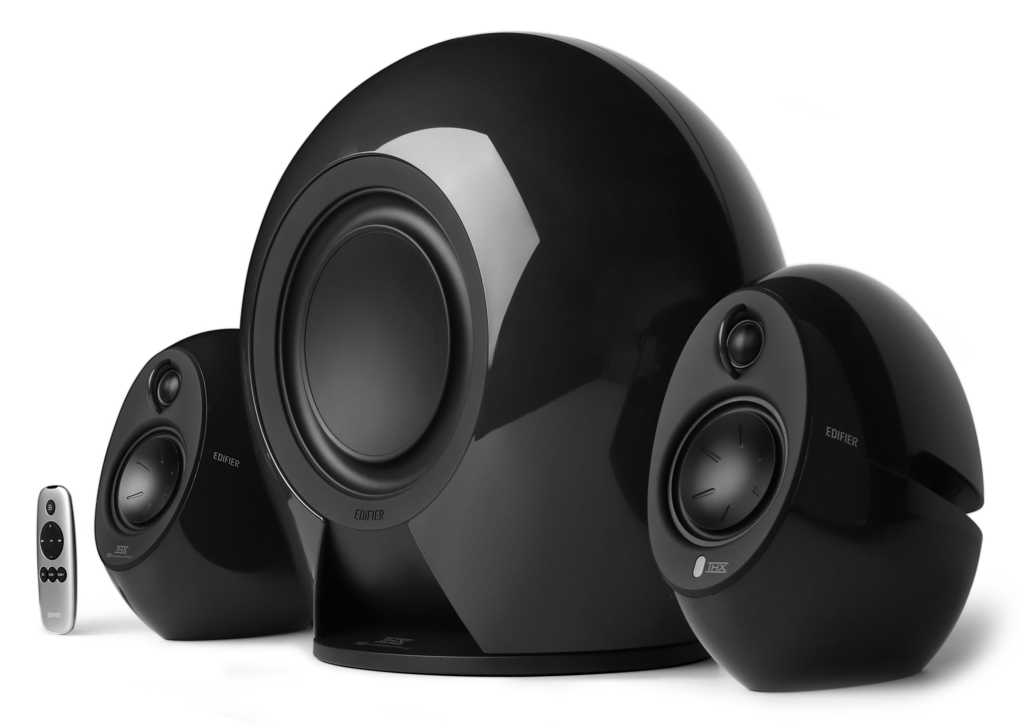 Edifier E235 THX Certified 2.1 Bluetooth Speaker System - Gloss Black