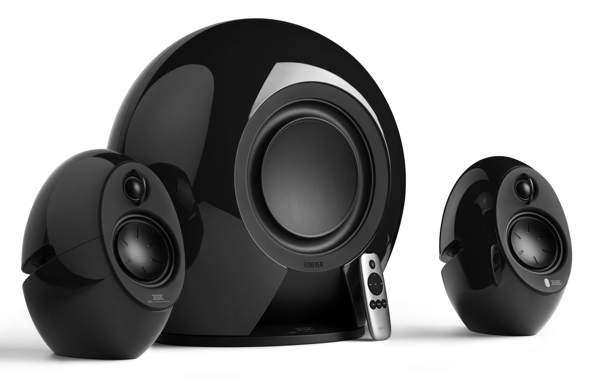 Edifier E235 THX Certified 2.1 Bluetooth Speaker System - Gloss Black