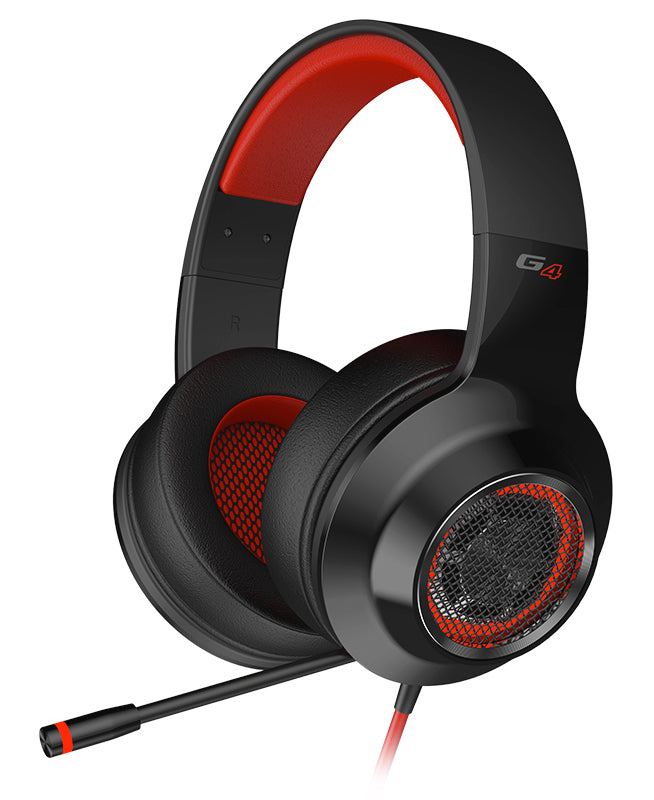 Edifier G4 Professional 7.1 Virtual Surround Sound USB Gaming Headset With Microphone - Black / Red