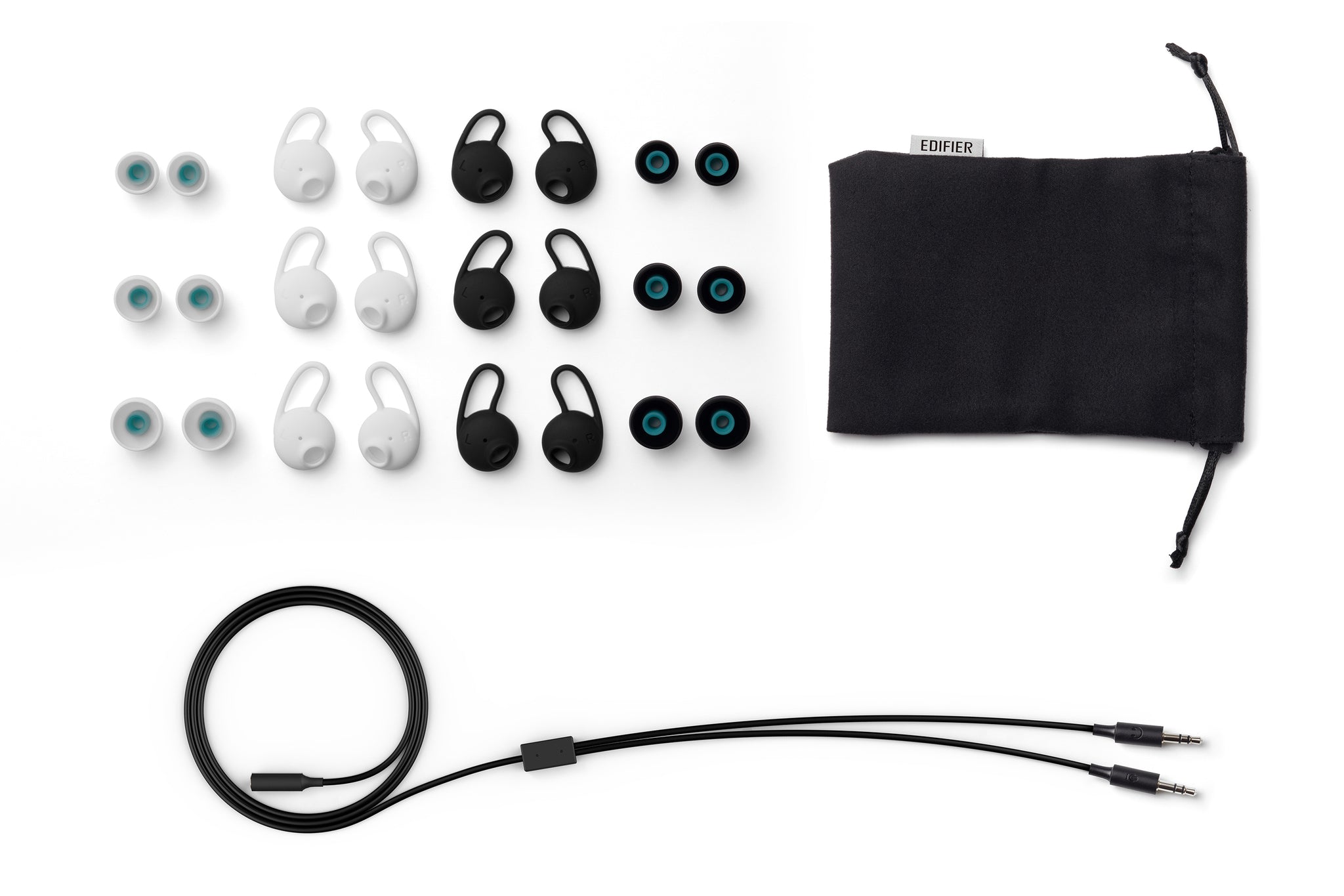Edifier GM3SE In-Ear Gaming Earphones With Detachable Microphone For PC / Android / IOS & PS4 - Black / Red