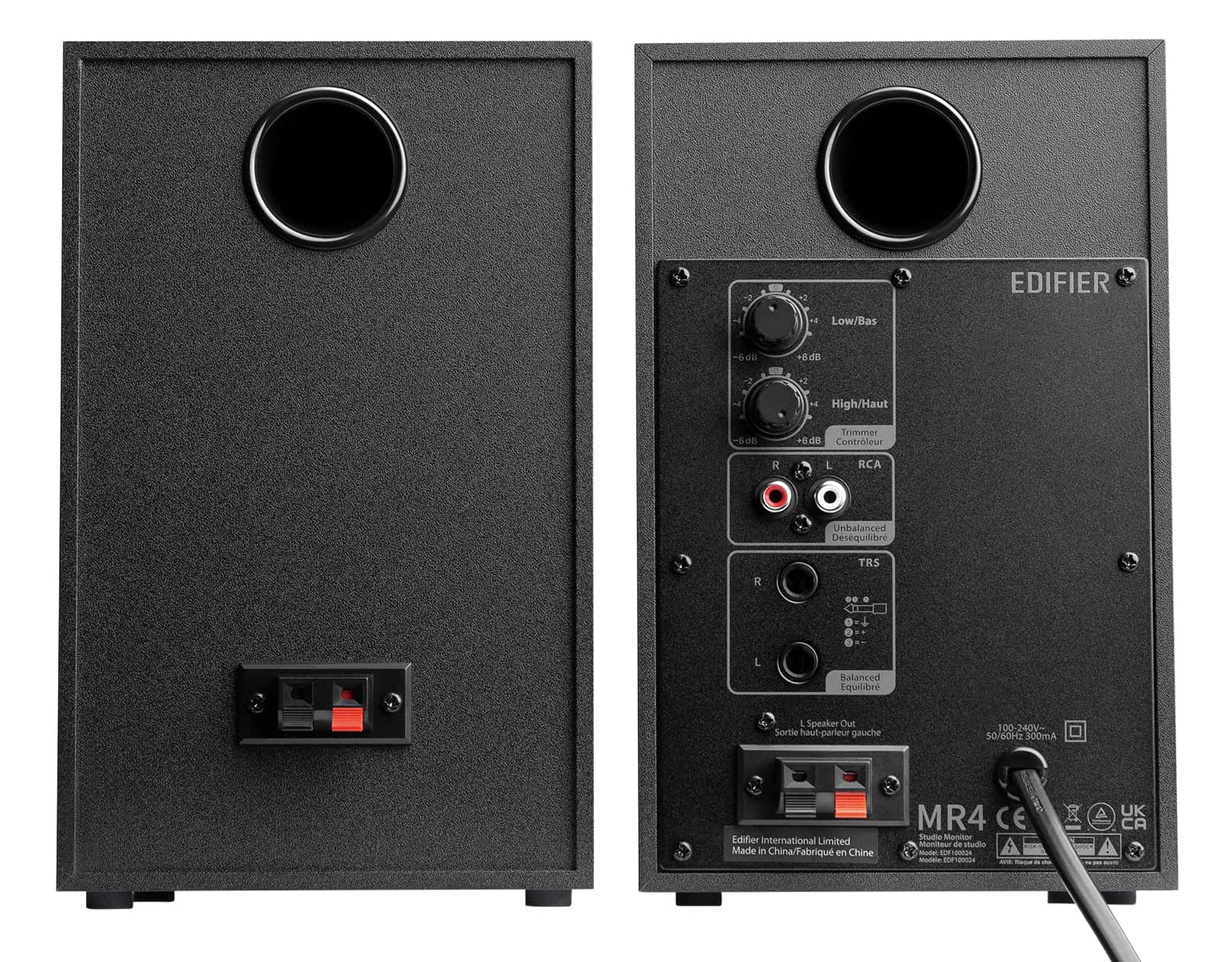 Edifier MR4 2.0 Monitor Reference Speaker System - Black