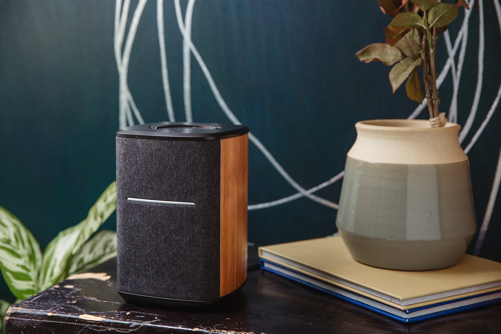Edifier MS50A Wireless & Bluetooth Smart Speaker With Multi Room & Alexa - Brown