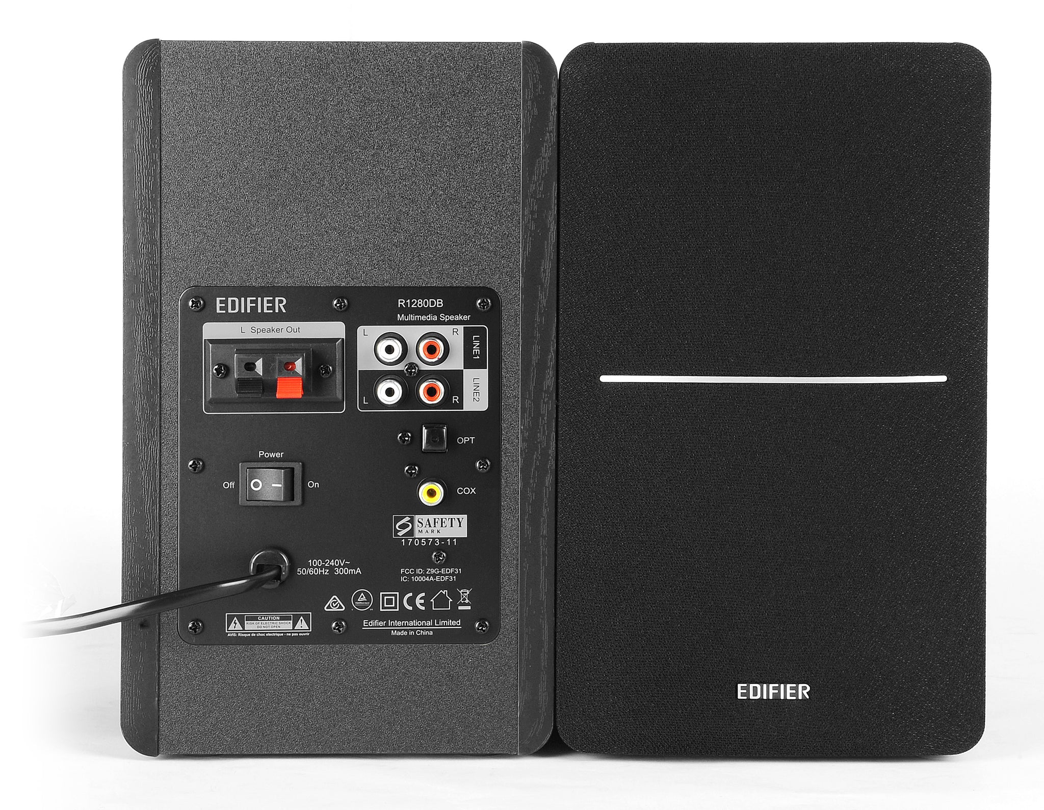 Edifier R1280DB Active 2.0 Bluetooth Bookshelf Speaker Set - Black