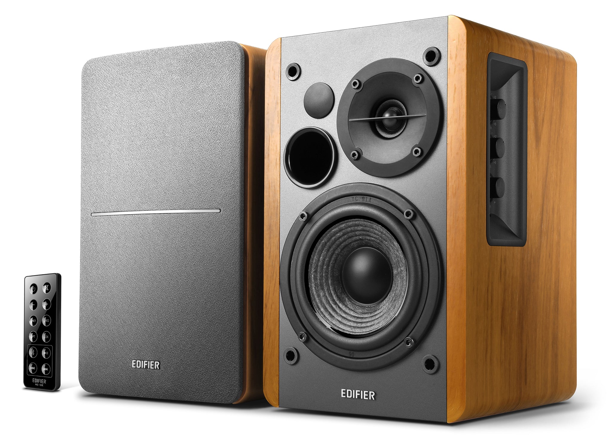 Edifier R1280DB Active 2.0 Bluetooth Bookshelf Speaker Set - Brown