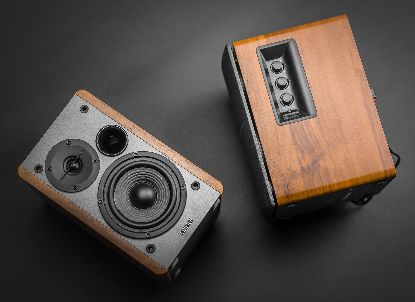 Edifier R1280DB Active 2.0 Bluetooth Bookshelf Speaker Set - Brown