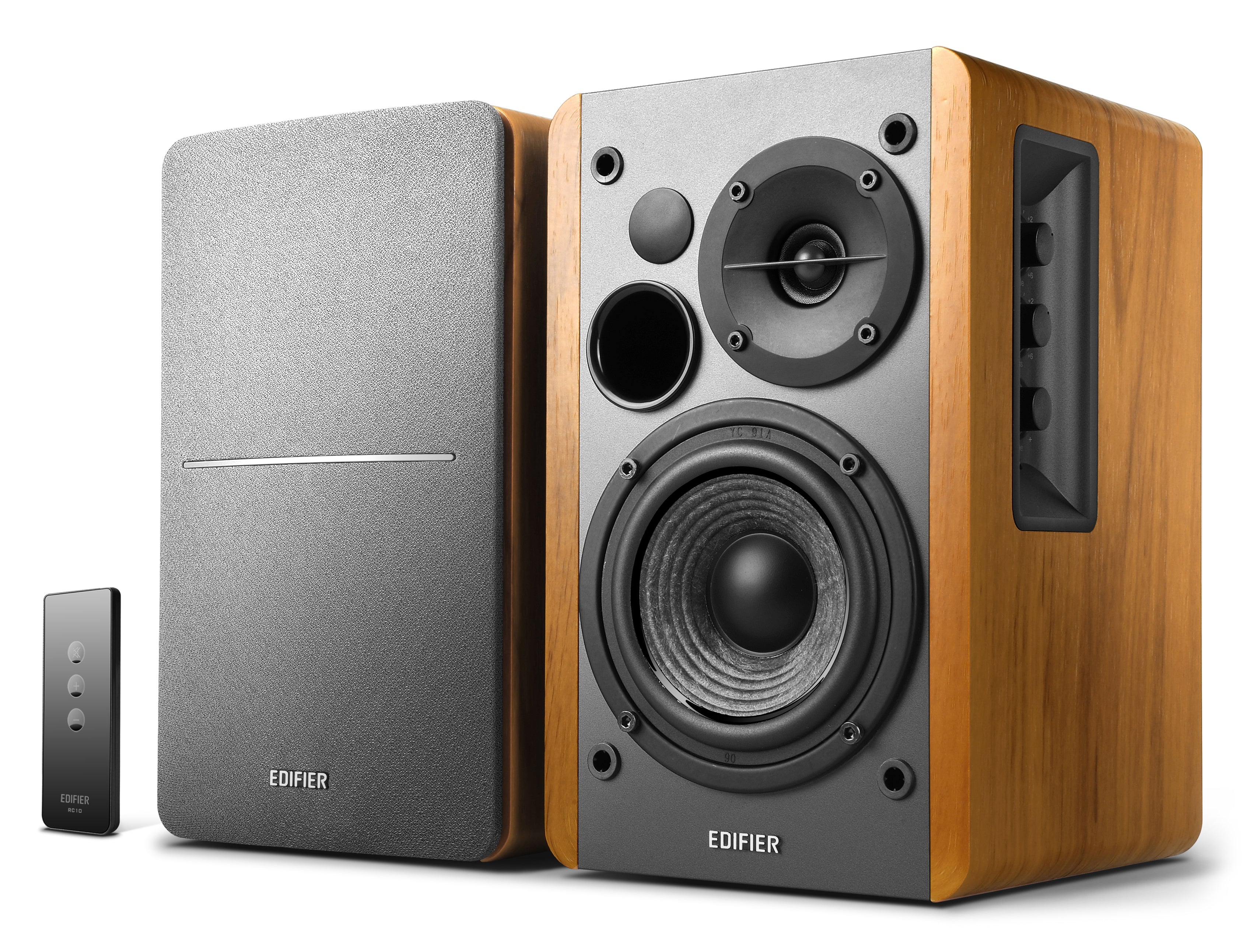 EDIFIER R1280T ペア Edifier R1280T Active 2.0 Bookshelf Speaker Set - Brown