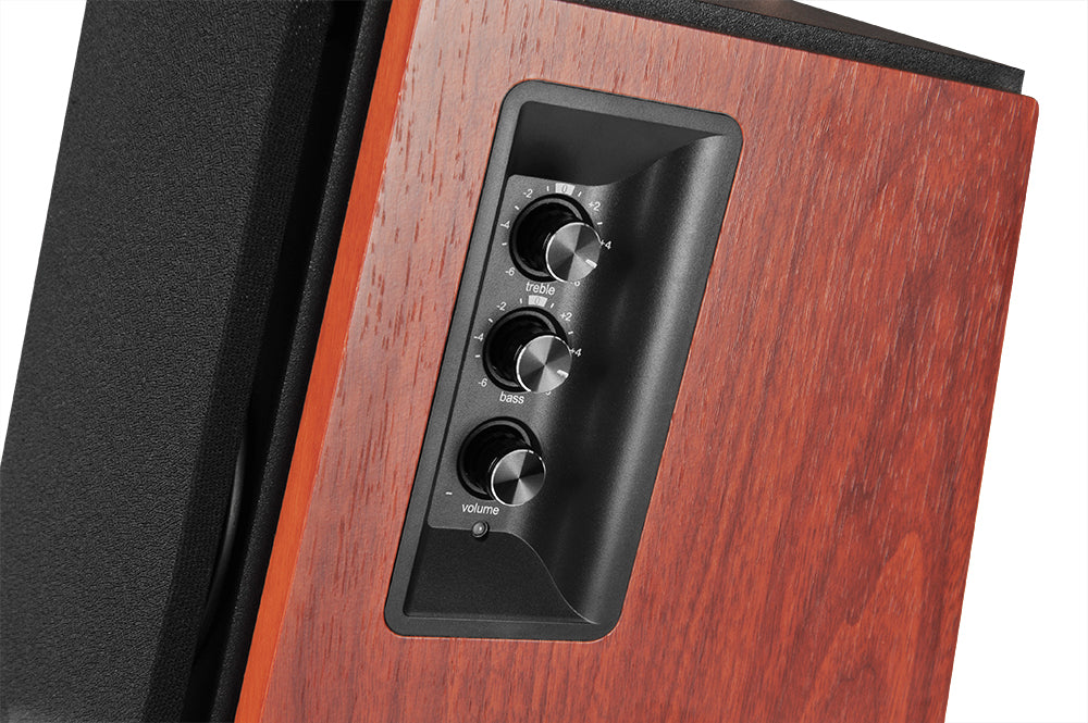Edifier R1700BT Active 2.0 Bluetooth Bookshelf Speaker Set - Brown