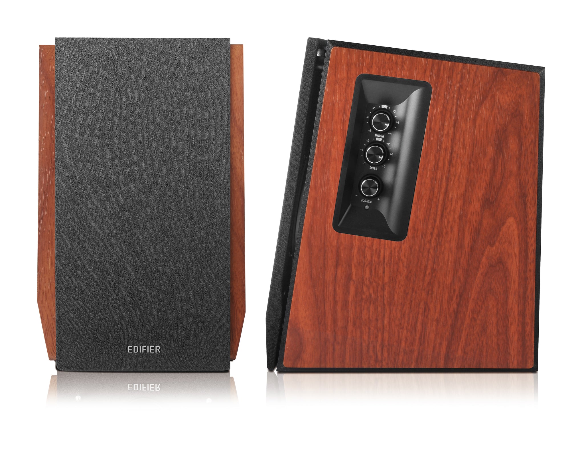 Edifier R1700BTS Active 2.0 Bluetooth Bookshelf Speaker Set - Brown