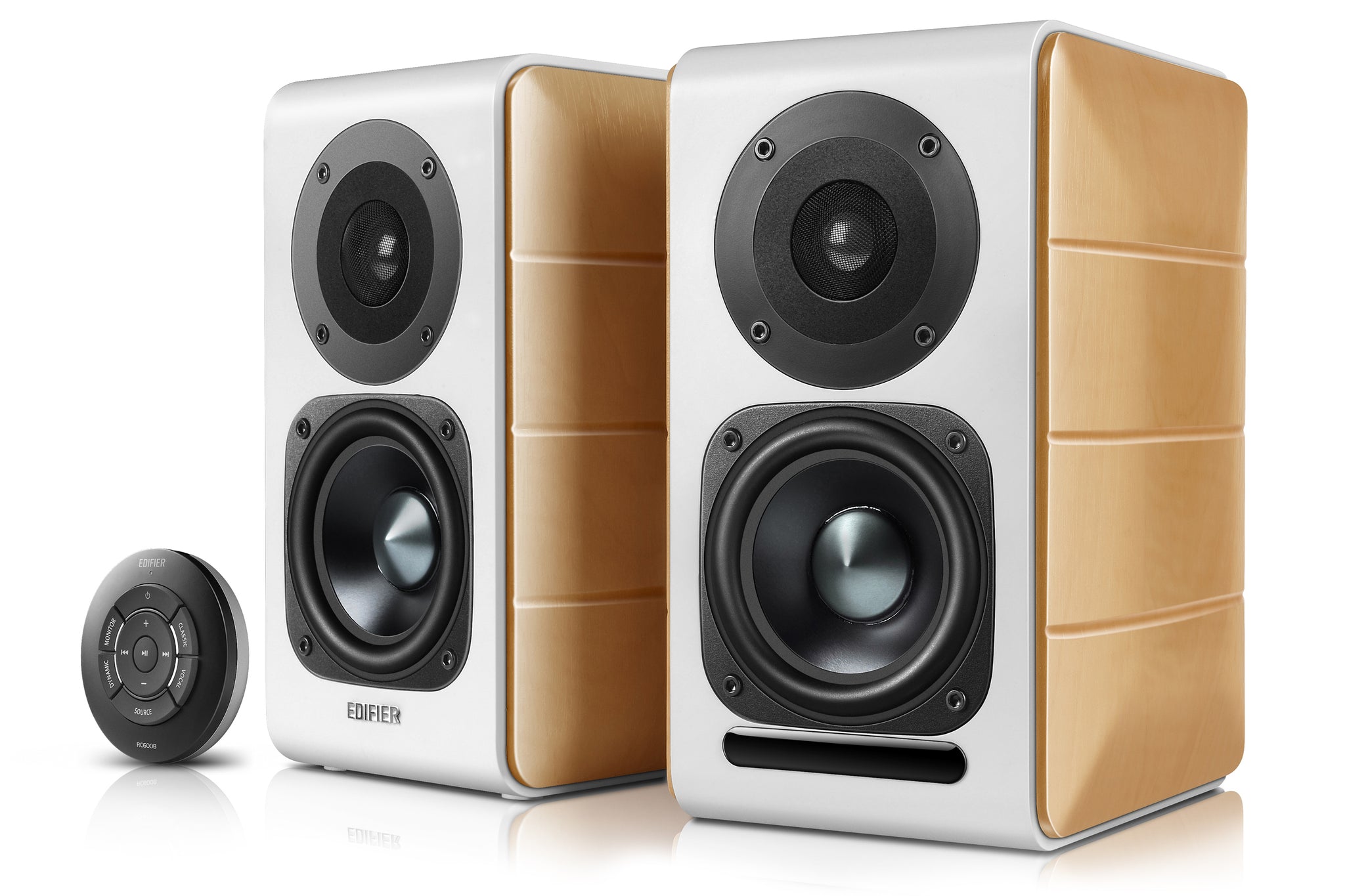 Edifier S880DB Hi-Res Audio Certified Active 2.0 Bluetooth Bookshelf Speakers - White