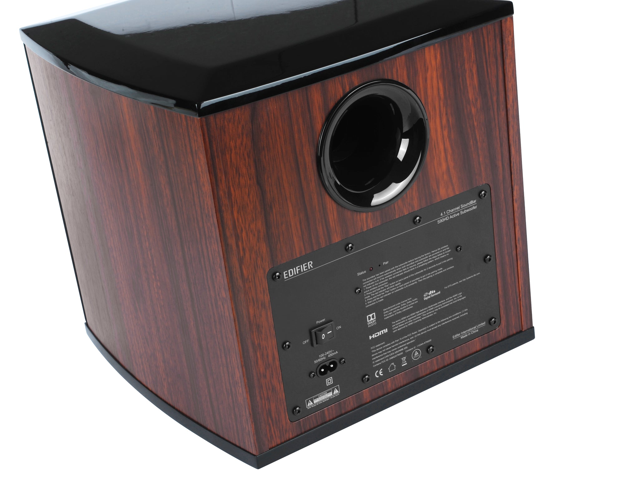 Edifier S90HD 4.1 Bluetooth, Optical & AUX Home Theatre System with Dolby & DTS - Brown