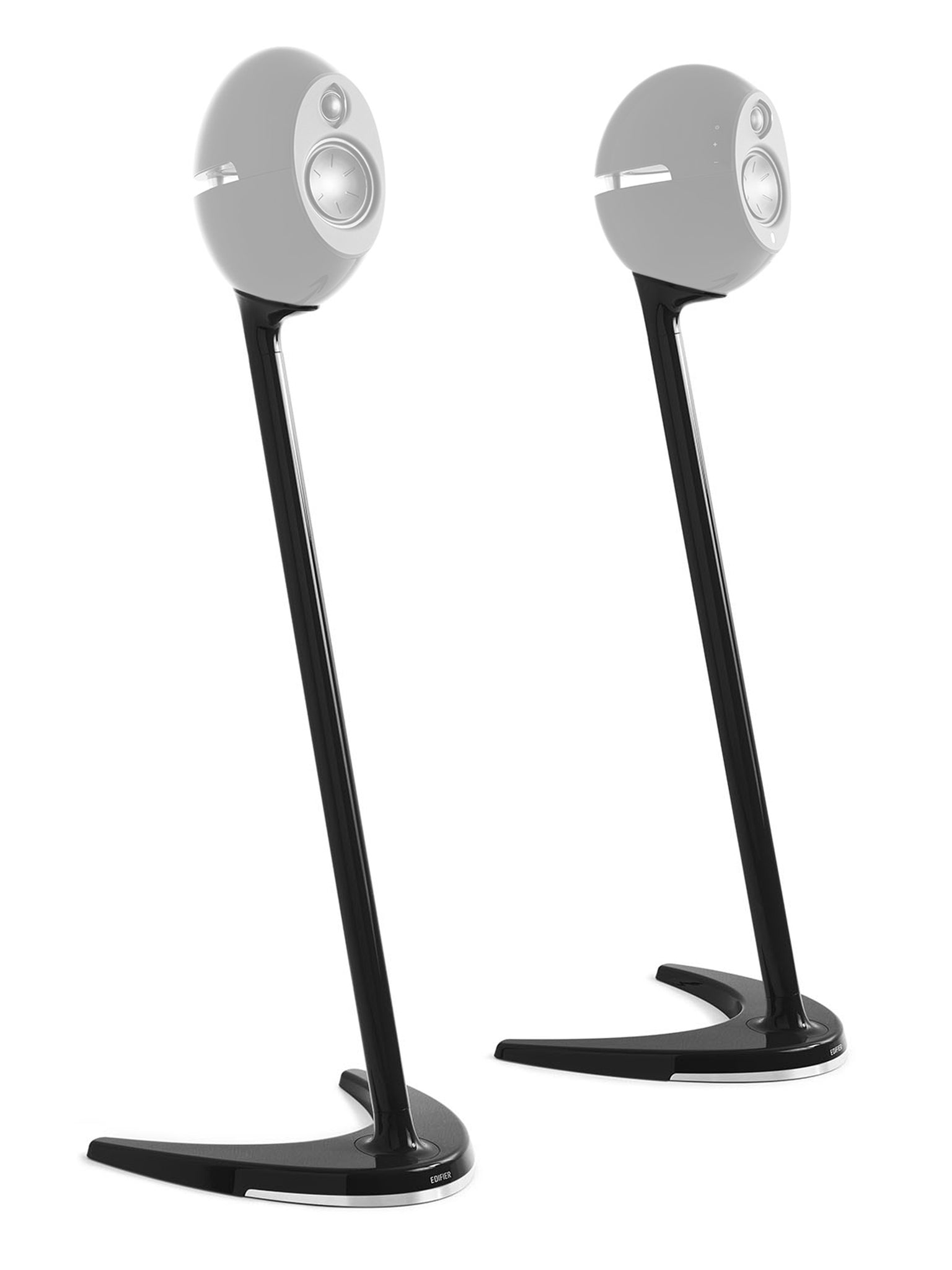 Edifier SS01C E25HD Pair Of Speaker Stands ONLY - Gloss Black