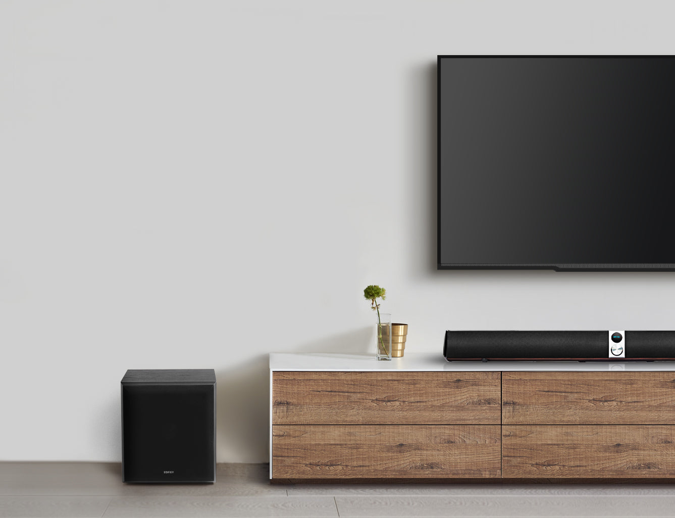 Edifier T5 Powered Active Subwoofer - Black