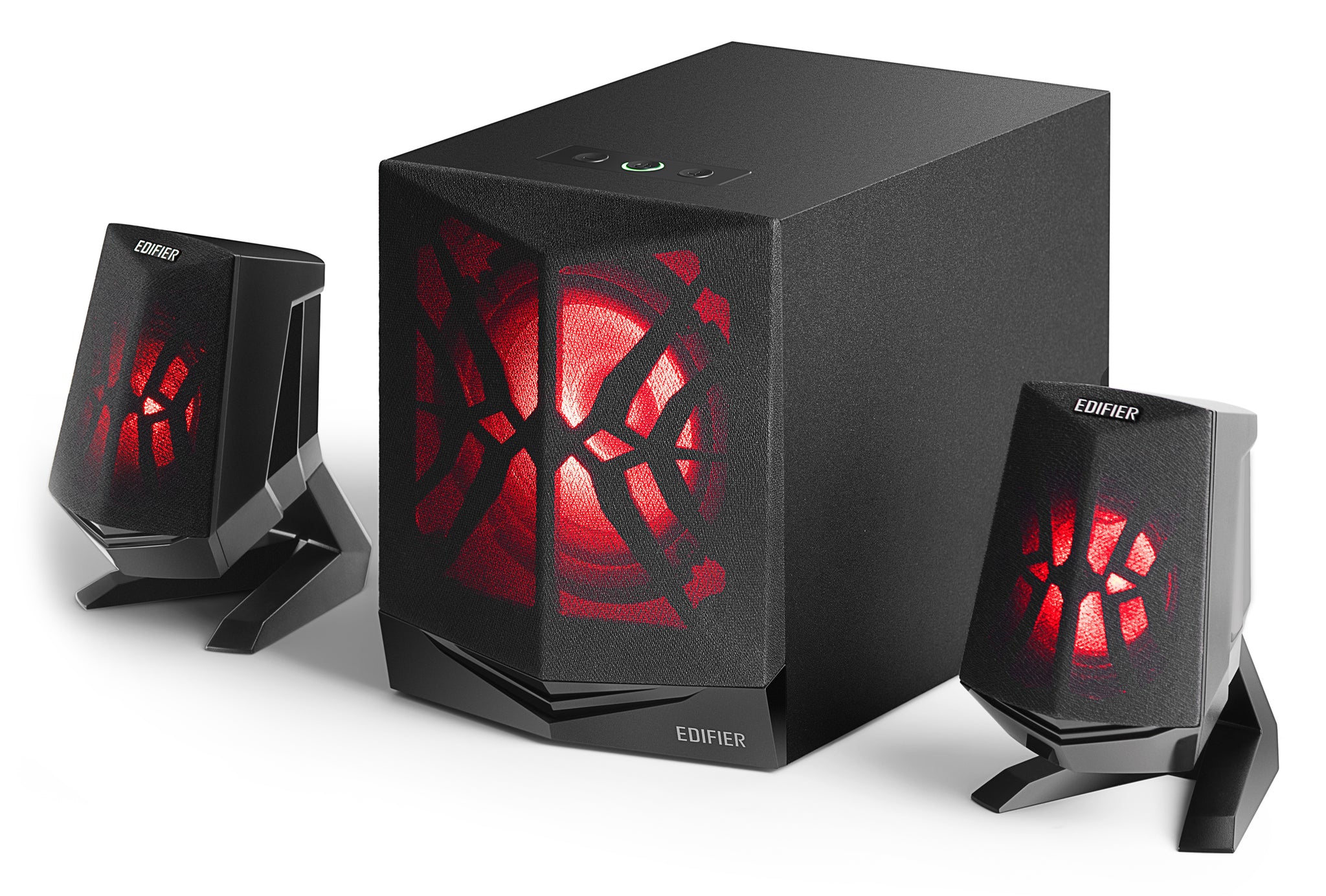 Edifier X230 2.1 Multimedia Bluetooth Speaker System With LED Lighting - Black